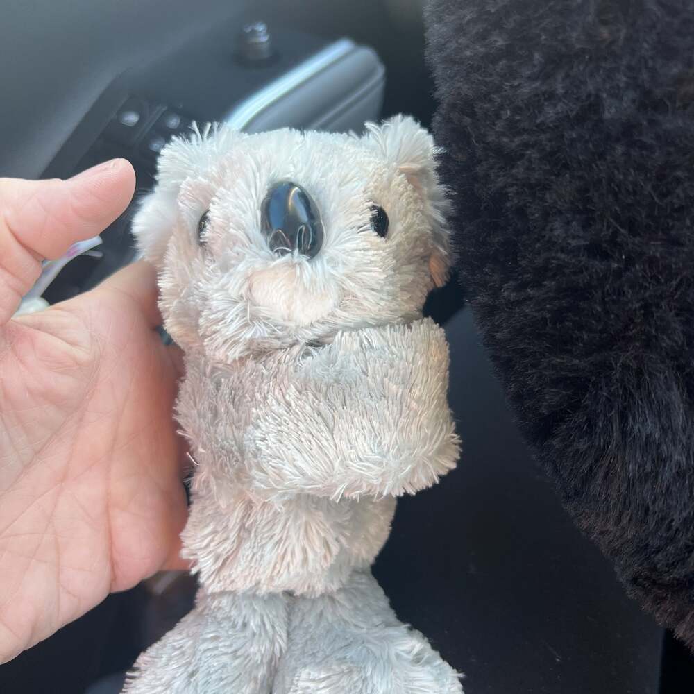 Wild Republic Huggers Gray Koala Plush Slap Bracelet 8"